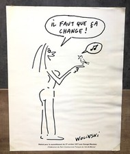 Affiche Politique Wolinski