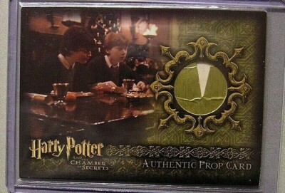Harry Potter-COS-Screen Used-Relic-Film-Prop Card-Christmas Crackers-Wrapper