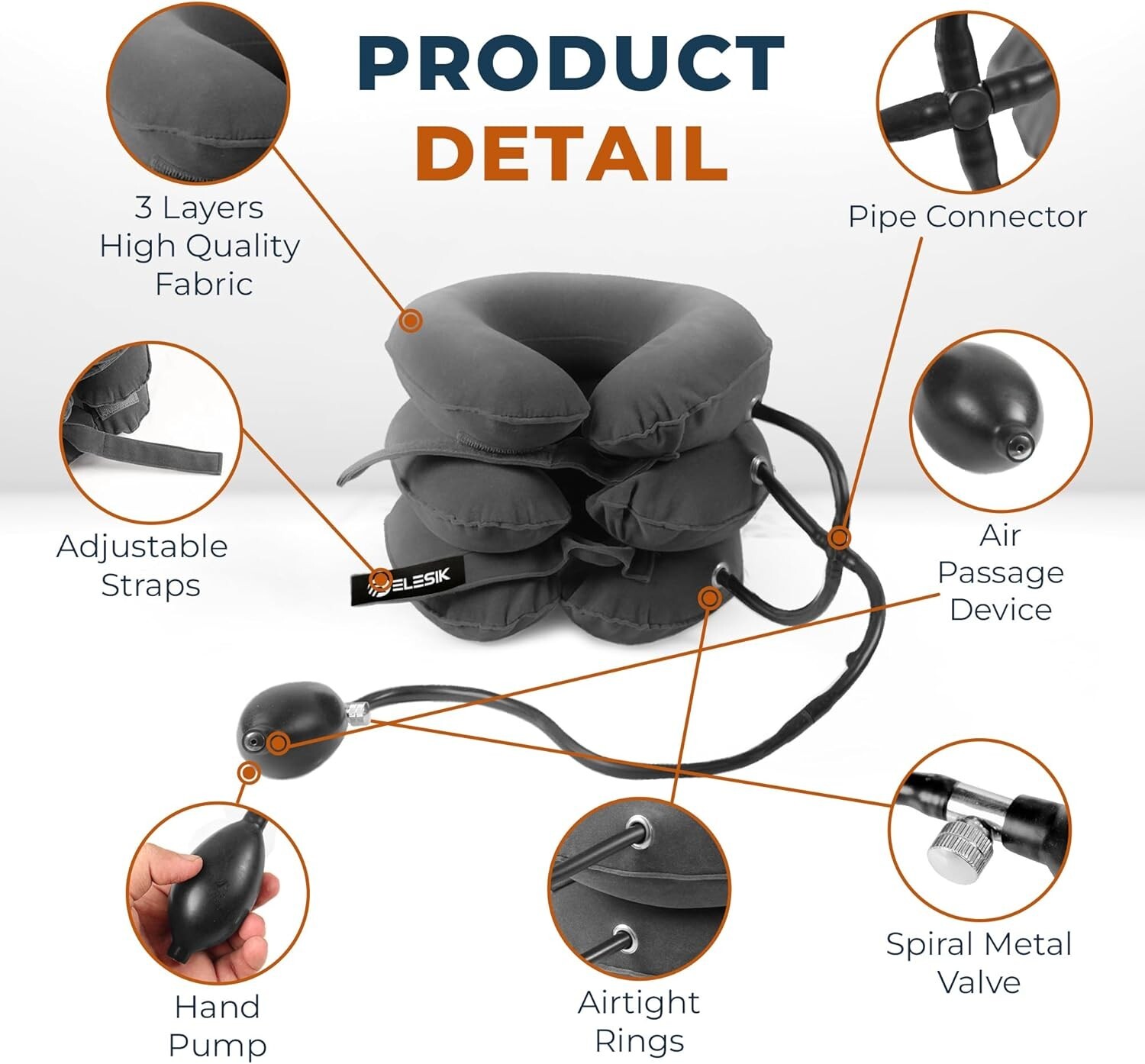 Neck Stretcher & Cervical Neck Traction Device, Best Neck Brace for Neck Pain...