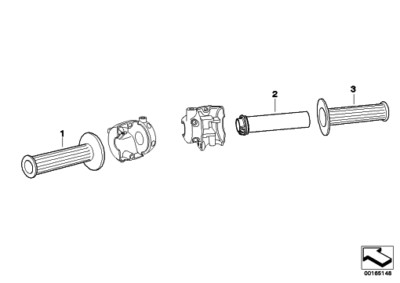 Heated Handle, Left, BMW, 61317653173, F650CS, F650GS, Dakar | eBay 