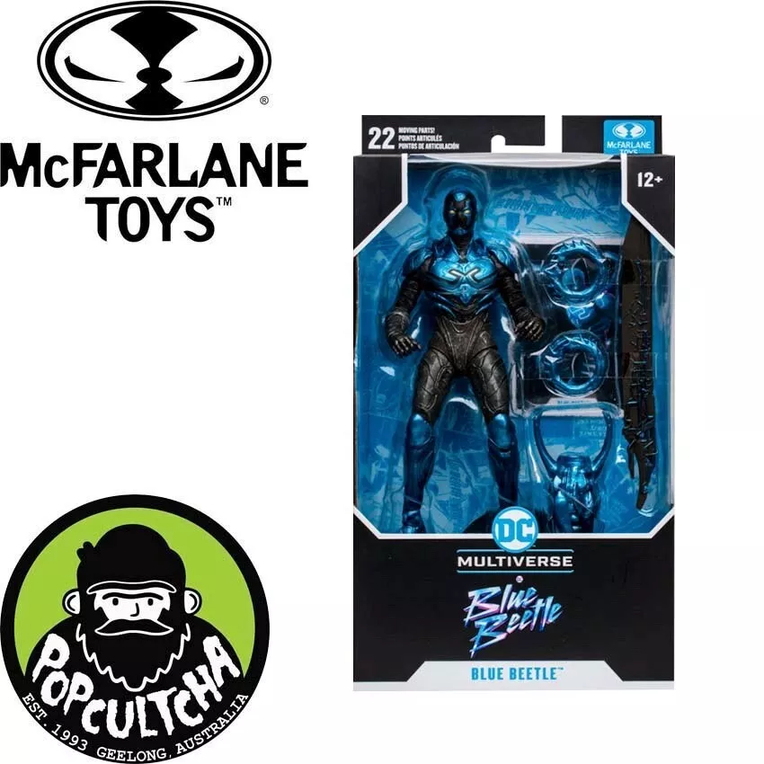  McFarlane - DC Multiverse - Blue Beetle Movie 7 - Blue Beetle  : Toys & Games