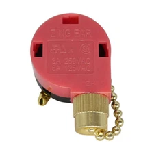 For Zing Ear E89885 Pull Ceiling Fan Light 4-wire 3-speed Ceiling Fan Switch