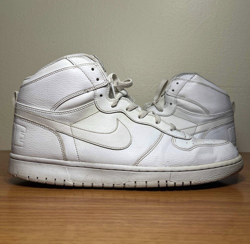 Nike Air grande alta Triple Blanco Talla 13 Zapatillas 336608-119 | eBay