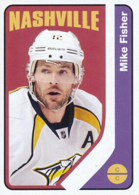 2014-15 O-Pee-Chee RETRO #420 MIKE FISHER - Nashville Predators