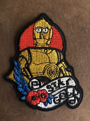 Star Wars Official C-3PO 'Stay Gold' Force Awakens Lucasfilm Iron On Patch