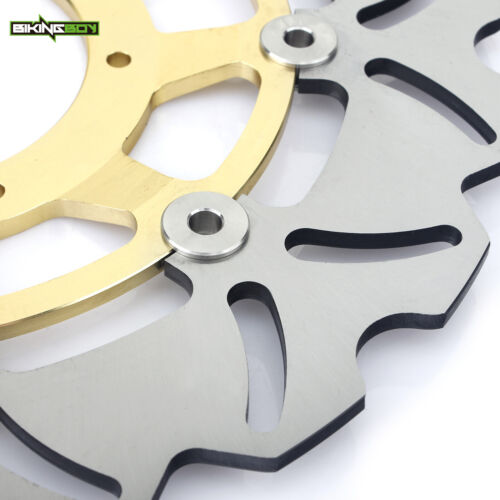 Discos de freno delanteros traseros pastillas rotores CBR 600 RR dorado para Honda CBR600RR 2005 2006 - Imagen 7 de 12