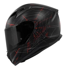 Full-Face GIVI 50.7 Phobia Matt Black Red Helmet Size M