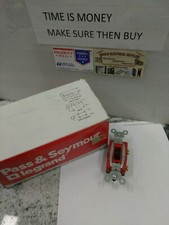 Pass Seymour CSB20AC1 Single Pole Switch, 20A,120/277VAC COMMERICAL Brown 14D1