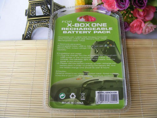 2x Rechargeable 2400mAh Battery Pack + Play&Charge Cable for Xbox One Controller - Bild 7 von 8
