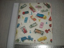 PROTEGE CAHIER ECOLE VINTAGE Petite voiture 1/43 KOM DINKY TOYS NOREV SESAME