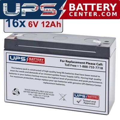 Eaton Powerware NetUPS SE 3000 RM Compatible Replacement Battery Set