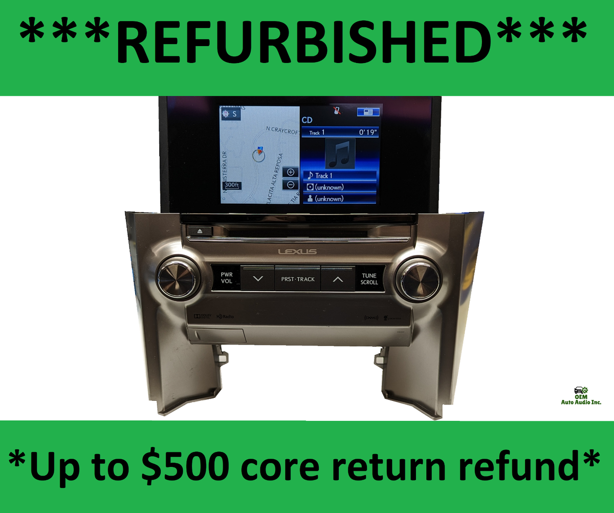 86130-60761 100255 Lexus GX460 radio Gracenote navigation