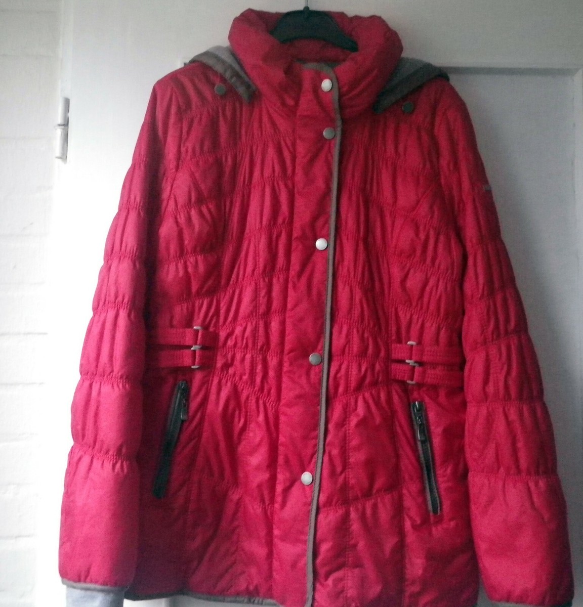 Mantel Taifun Rote Steppjacke Taifun Steppjacke Damen Glanz Taifun