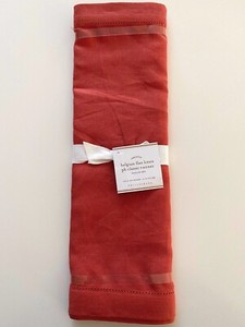 Nwt Pottery Barn Belgian Flax Linen Pb Classic Runner Terra Cotta