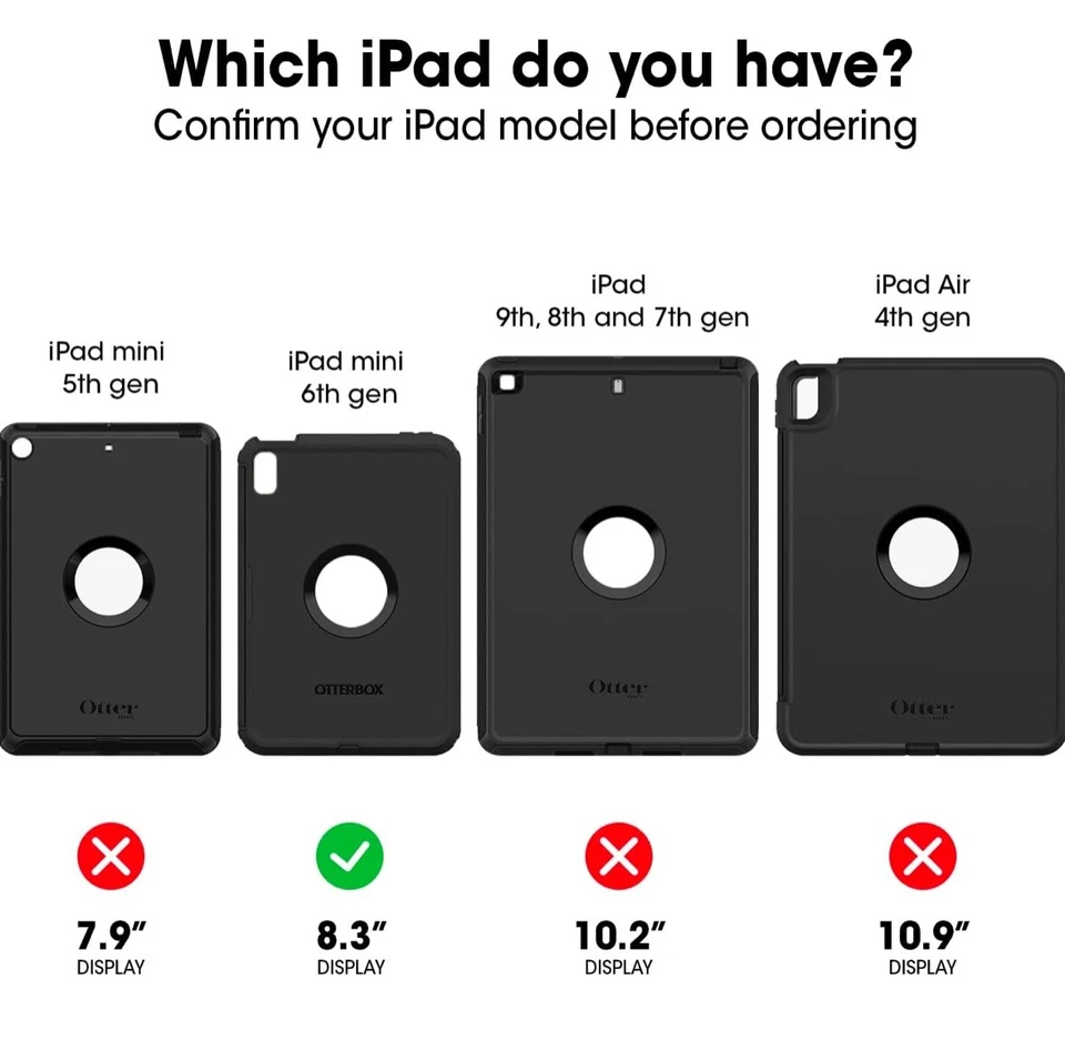 OtterBox Defender Series Case for iPad Mini (6TH GEN ) - Image 2 of 4