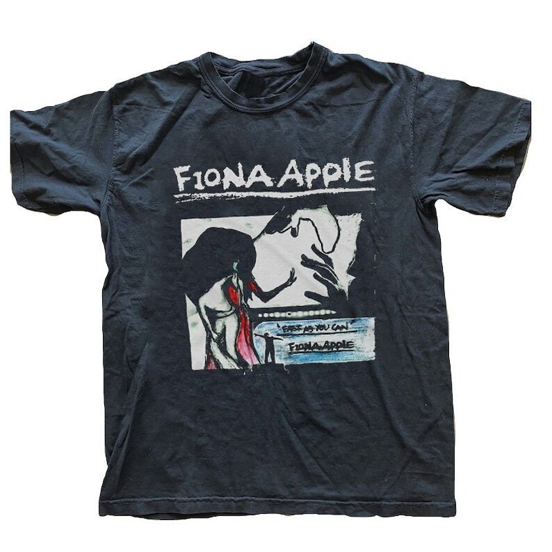 Fiona Apple T-shirt, Fiona Apple Cotton Black Unisex T-shirt S-5XL VN3007