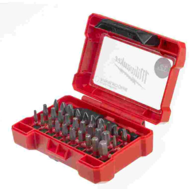 Milwaukee 32-teiliges Shockwave Compact Bit-Set mit Bithalter