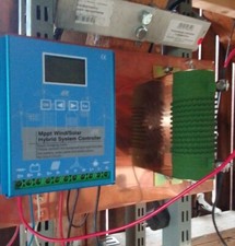 Regolatore di carica ibrido solare eolico 2000W MPPT 12V 24V Boost regolatore batteria