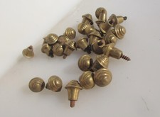 Vintage Brass Cupboard Knob Drawer Handle Cabinet Pull Old Antique Finial -&pound;4eac