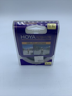 Vintage HOYA 52mm 52.0s CIR-POLARIZING Circular FILTER Sealed New In Box