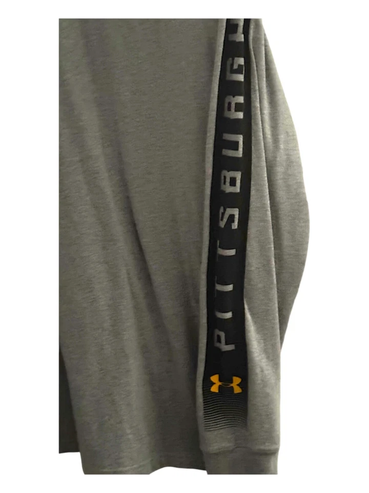 Under Armour & NFL Combine Authentic Heatgear Gray Tee Pittsburgh Steelers Patch - Image 3 of 4