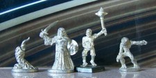 Rare Vintage Lot Dungeons  Dragons Metal Miniatures D D Fantasy Retro Gaming 17