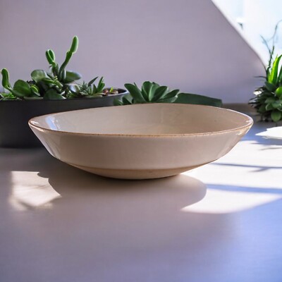 Convivial Production Minimal Hand Made USA High Gloss Serving Bowl 9.25 Inch