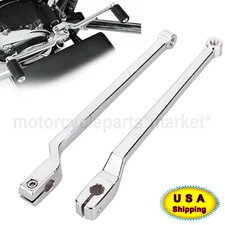 9.84” Extended Heel Toe Shift Shifter Lever Arm Chrome For Harley Tri Road Glide