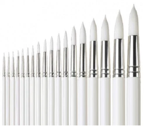 Pro Arte - Artists Polar White Nylon Brushes - Round - Series 31