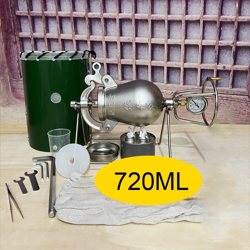 720ml Chinese Retro Vintage Popcorn Machine Maker Food Cannon Decoration