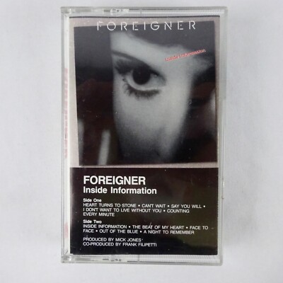 Foreigner Cassette Inside Information 