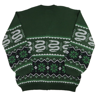 Harry Potter Slytherin Cardigan Girls Large Fair Isle Button Up