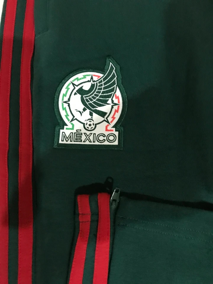 Adidas Mens Seleccion Mexico Pants Mundial Qatar 2022 DNA Pants HT8688 - Image 2 of 4