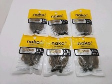 NEW Nako Tungsten Skirt Weights 1/2oz #3 Yellow Mustard (2-Packs). Lot of 6