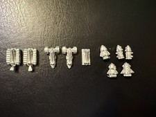 Warhammer Epic 40K Space Ork Pulsa Rokkits (8703F) x5 - OOP - Games Workshop