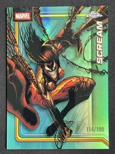 Scream 2026 Topps Chrome Marvel Comics Aqua Refractor Base /199 #148