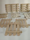 Tonka 1960’s 8 White Stake Bed StakesOnly for Parts Or Restore Pressed Steel USA