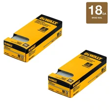2 In. X 18-Gauge Metal Brad Nails 2 Boxes (2500 per Box)