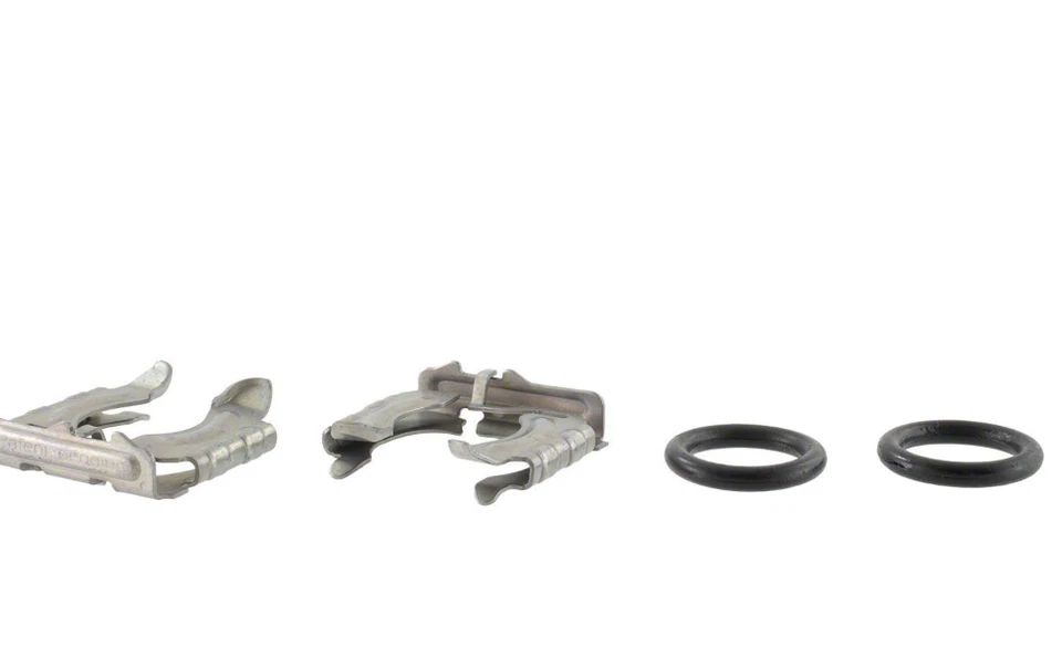 MOTORCRAFT YF38495 Hose Clamp 2 clamps 2 o-rings ford f-150 f-650 f-750 Lincoln Foto 3 de 4