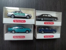 Modellautos 1:87 Wiking 4er Pack, 4 Stück, Konvolut PKW  , 2