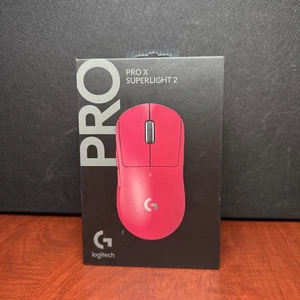 Logitech G PRO X Superlight 2 Wireless Gaming Mouse - Magenta (910-006795)