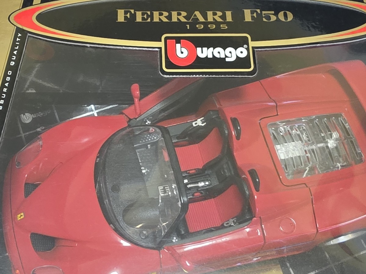 Bburago Red 1995 Ferrari F50 Gold Collection 1/18 Die Cast #3352