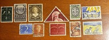 NETHERLANDS SMALL LOT OF USED STAMPS HINGE REMNANTS