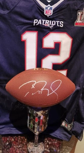 Tom Brady Autographed Signed Wilson Football W/LOA