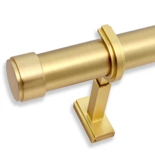 ® Luxury 7 ft Custom Curtain Rod – 1 1/4" Large Diameter – Premium Brackets &...