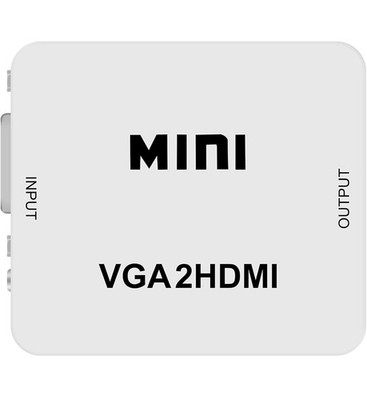 Mini HDMI to VGA Female M/F Connector Cable Adapter 1080p Converter Cord