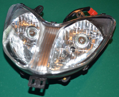 Motorcycle 12V 35W Head Light Lamp Assembly Fit for 4-stroke GY6 125cc 150cc
