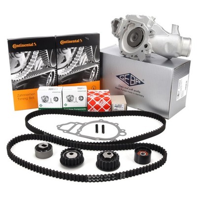 CONTI Zahnriemen Rollen Wasserpumpe Thermostat für PORSCHE 944 2.5 ab 01.1987