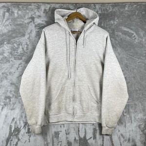 Vintage Grey Zip Up Hoodie | eBay