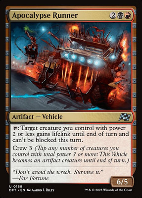 x4 Apocalypse Runner U MTG Aetherdrift M/NM, English